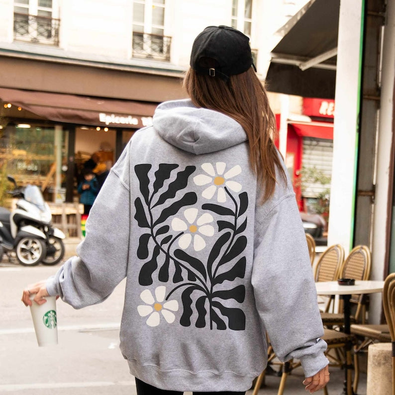 Boho Hoodie Flower Hoodie Shop Now Sisterly Gifts